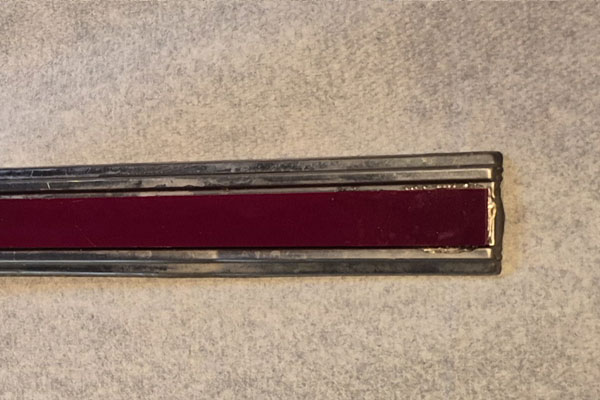 4 Door beltline rubber insert (Burgandy)